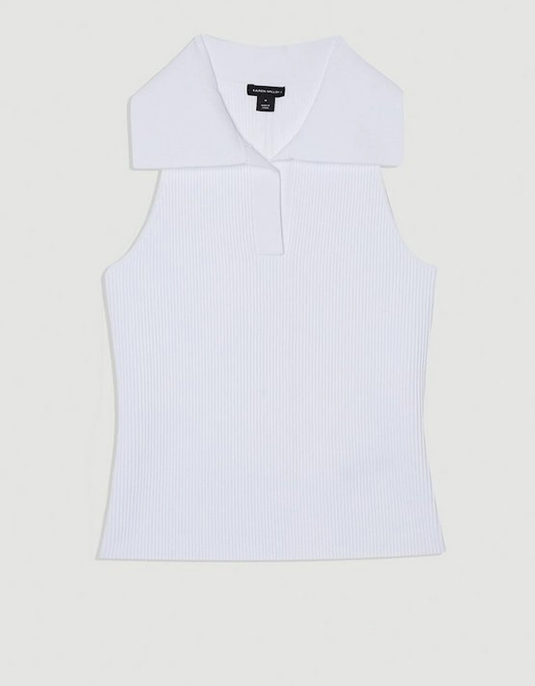Compact Knit Sleeveless Top