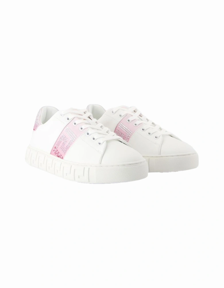 Leather Embellished Sneakers