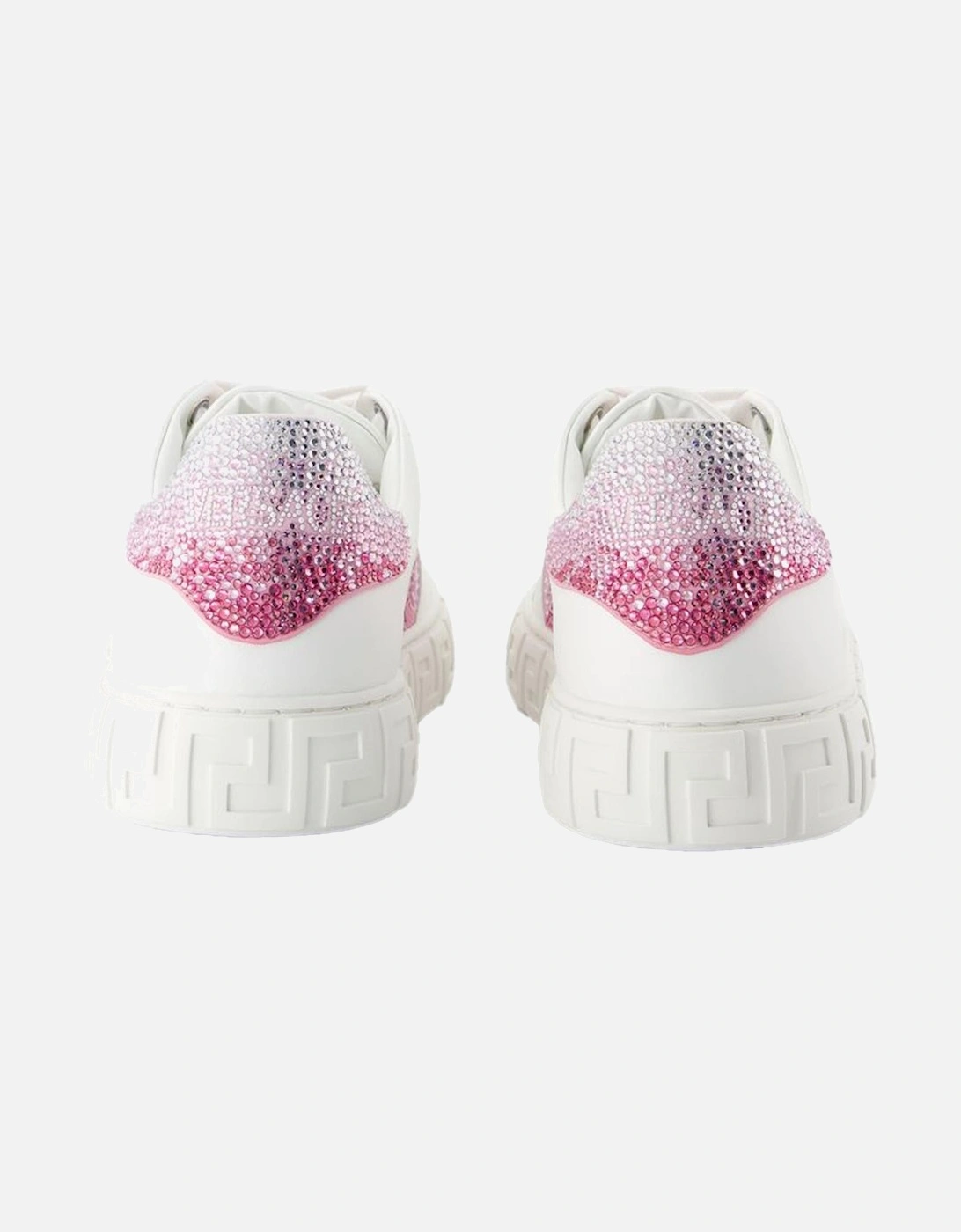 Leather Embellished Sneakers