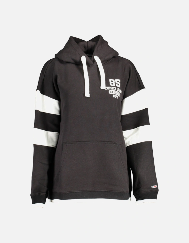 Tommy Jeans Athletic Dept Hoodie Sweatshirt for Men - Black