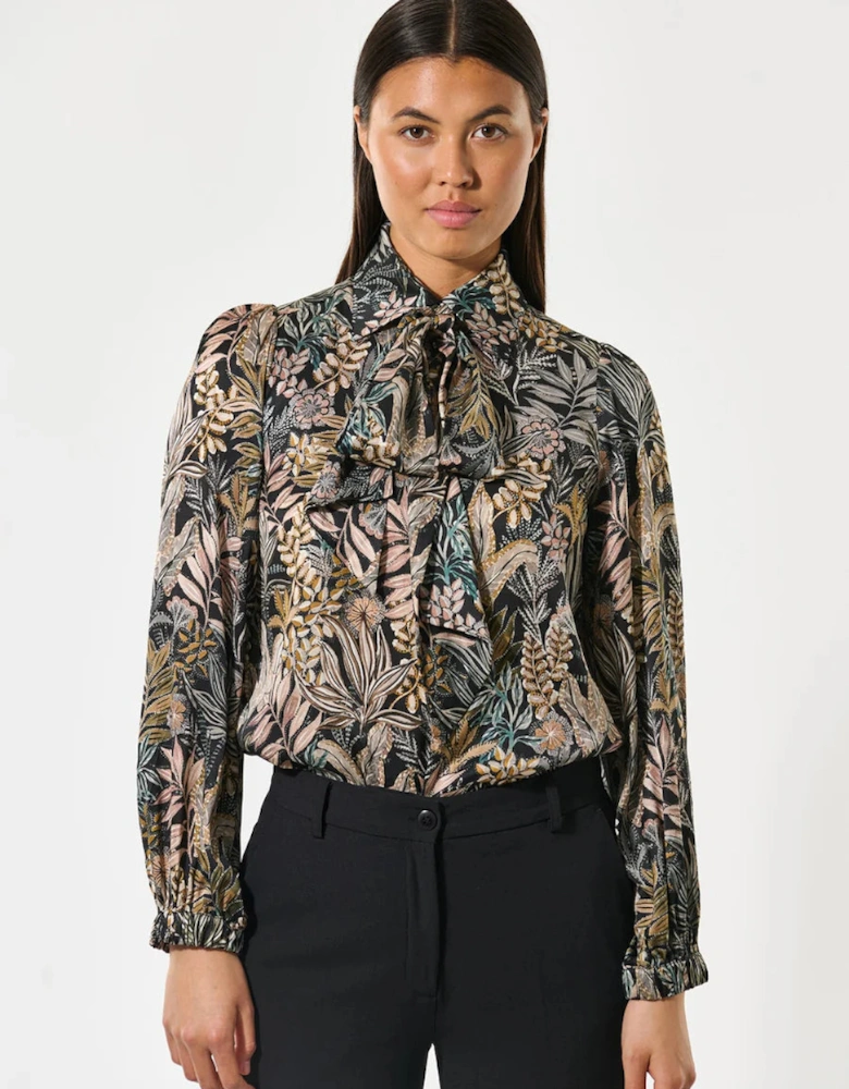 KikkiDEA blouse  Sencha black