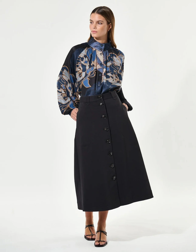 NitaDEA blouse in Alepidia blue
