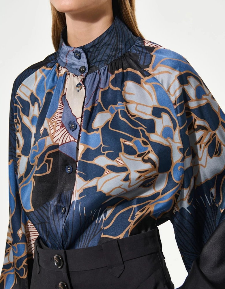 NitaDEA blouse in Alepidia blue