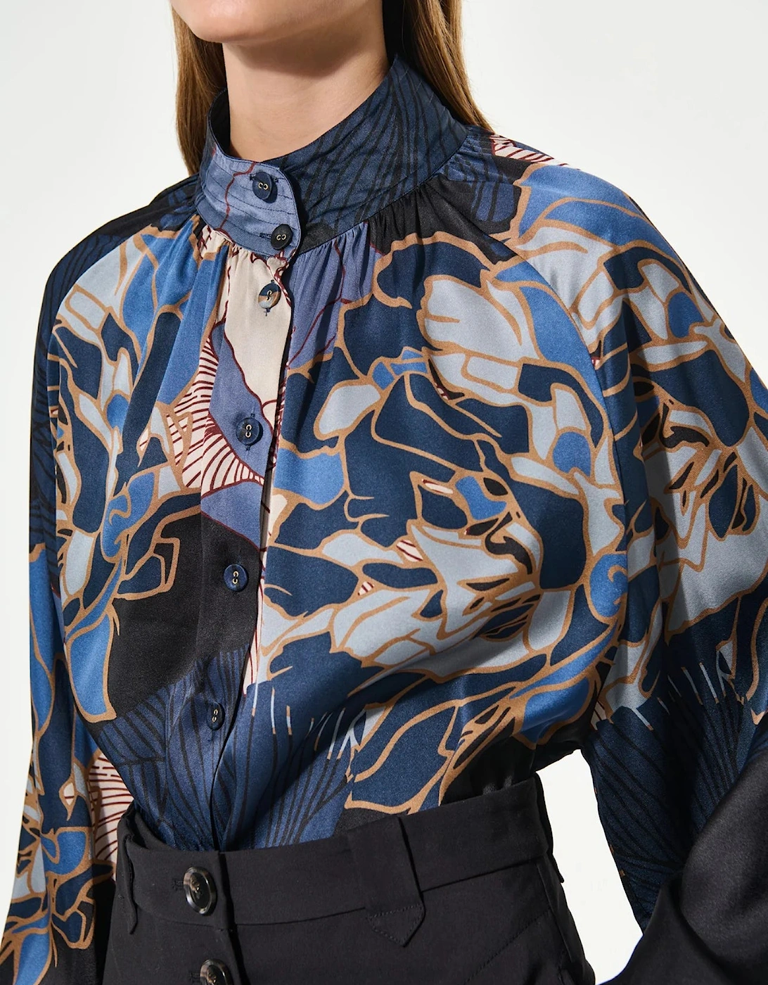 NitaDEA blouse in Alepidia blue