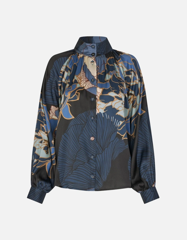NitaDEA blouse in Alepidia blue
