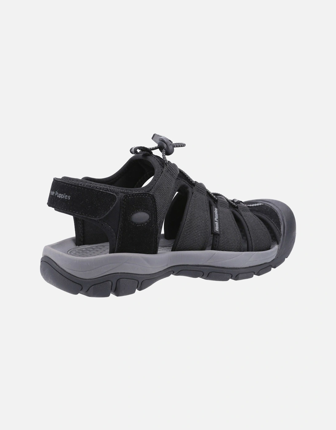 Hush Puppies Peru Polyurethane/Webbing Men's Black Sandals