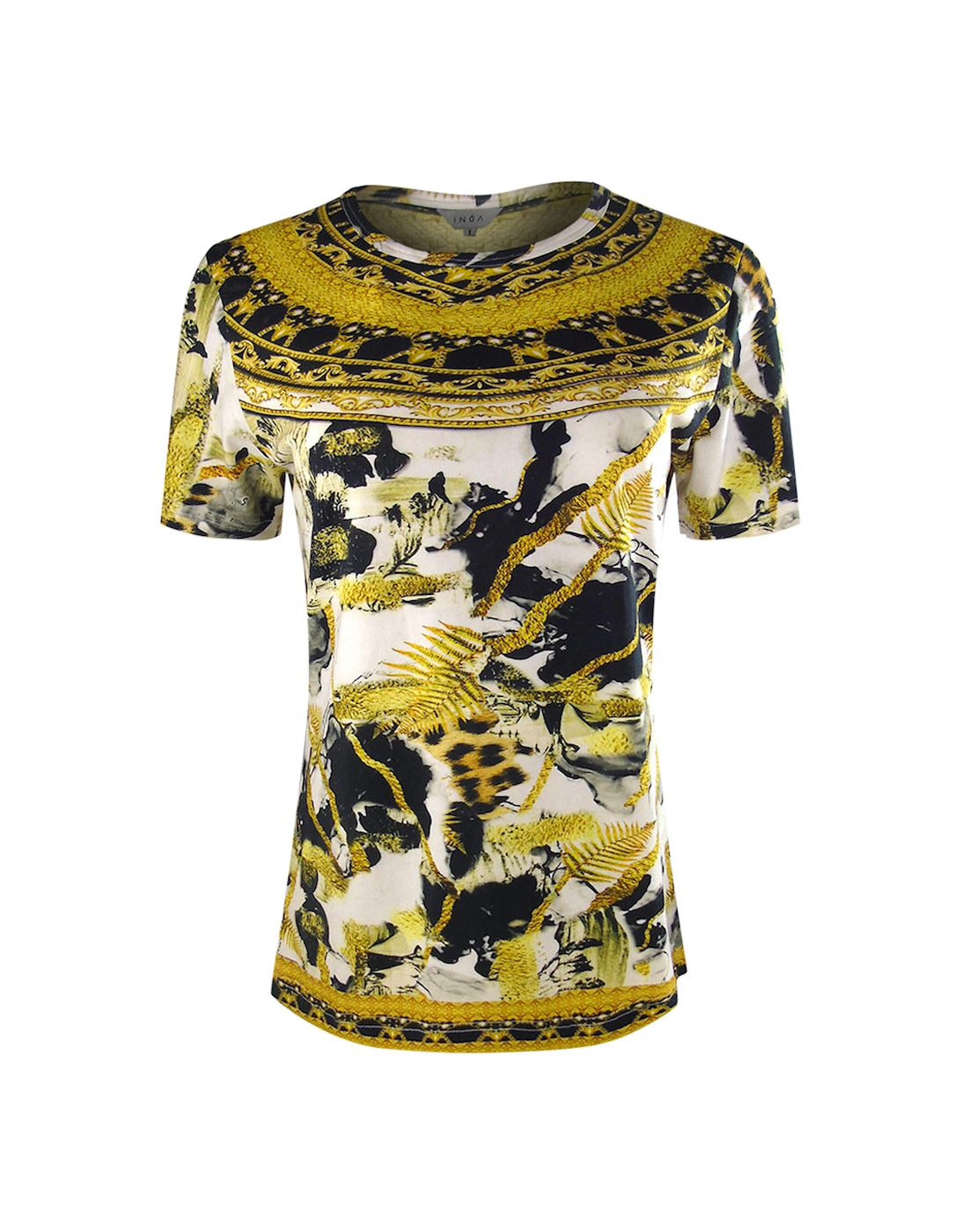 Fashion Cairo 1924 Gold/Black T-Shirt Womens, 3 of 2