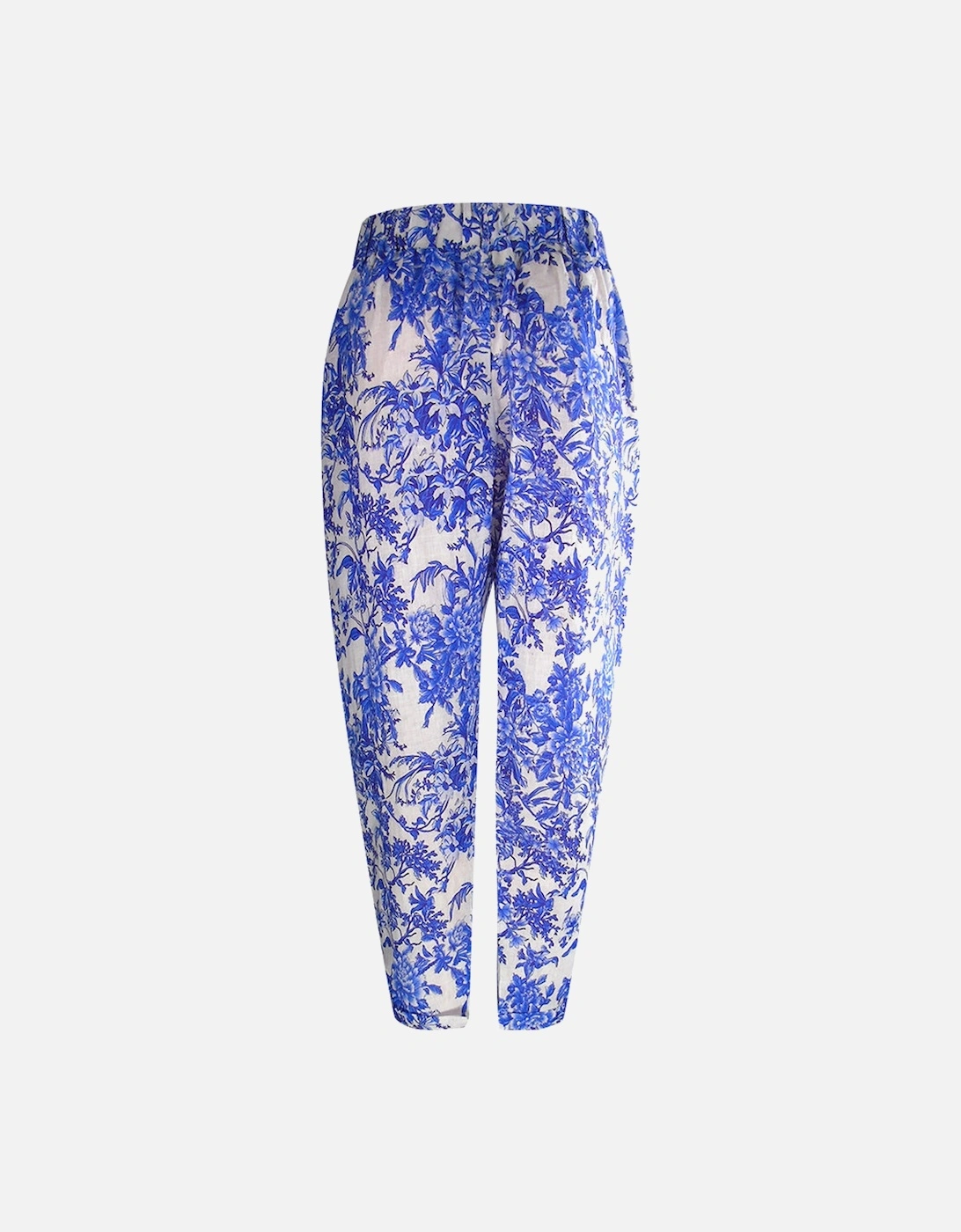 Fashion Blue Orchird Blue Floral Tuxedo Trousers, 3 of 2