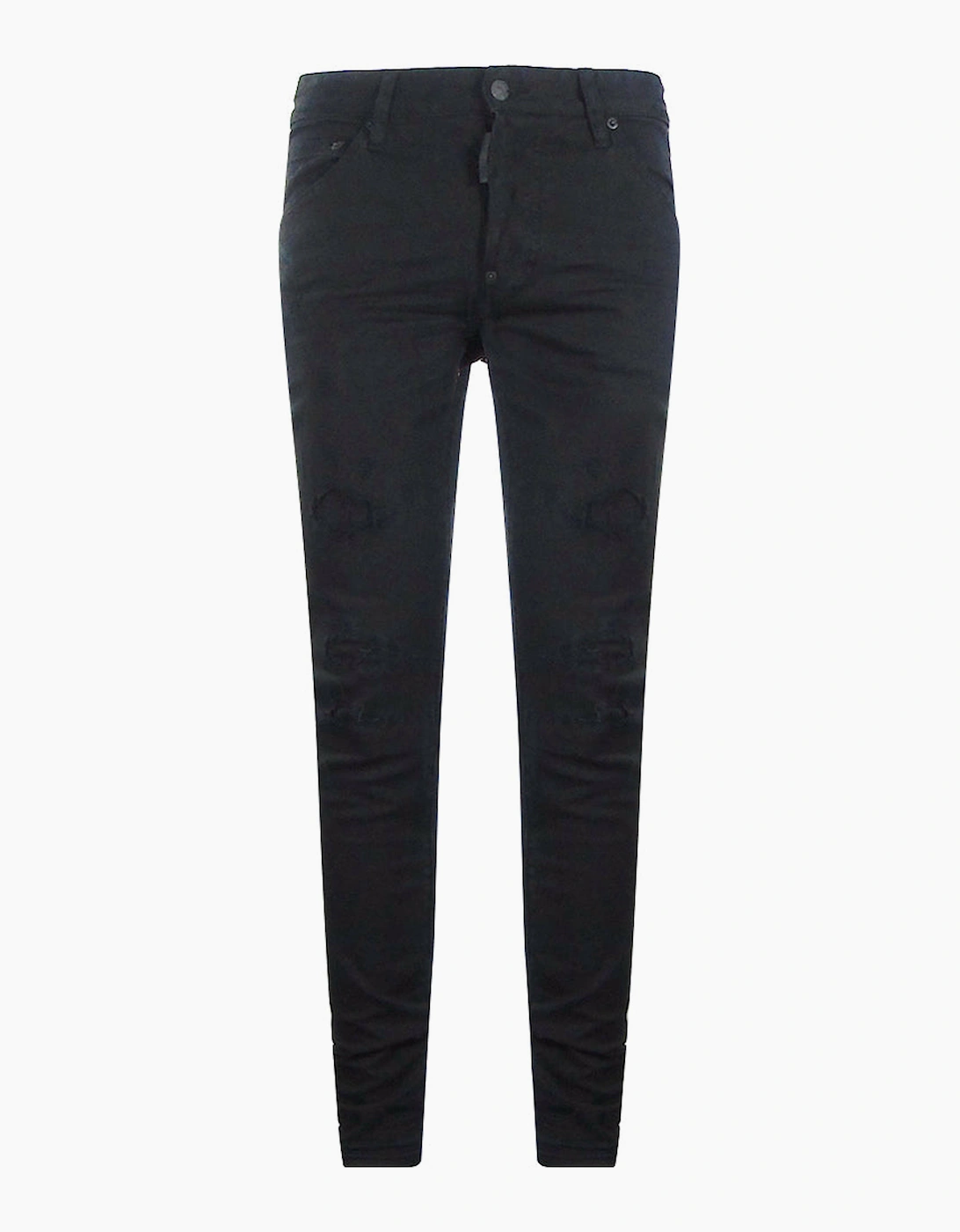 Dsquared2 Men's Black Cool Guy Jean Reinforced Ripped Jeans  32/38 W38