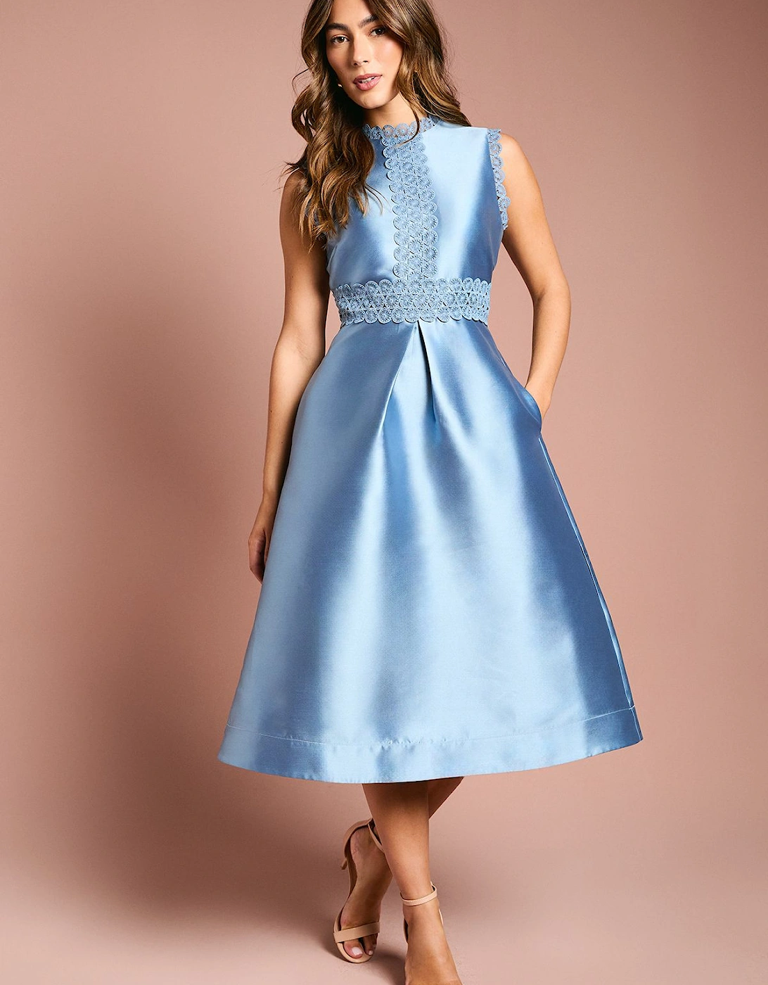 Twill Lace Dress, 2 of 1