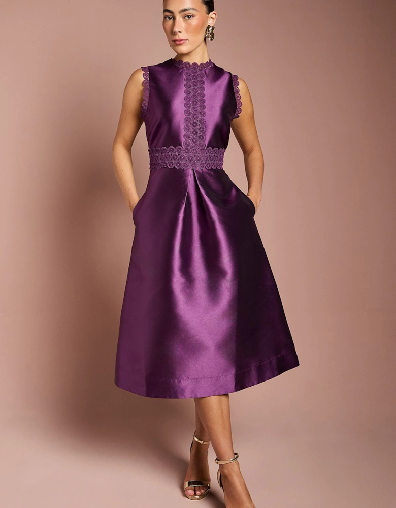 Twill Lace Dress
