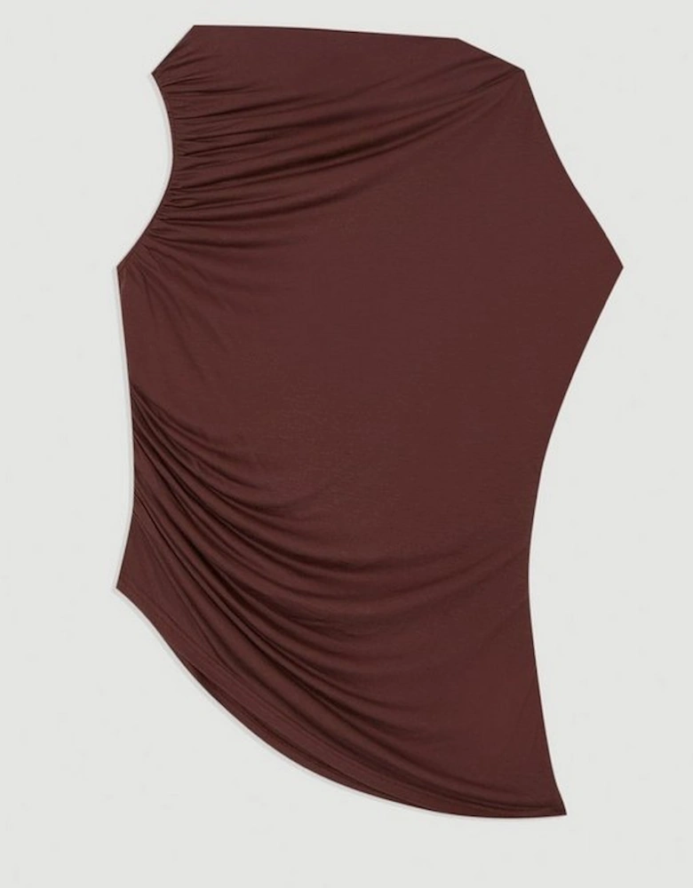 Tencel Ruched Detail Top