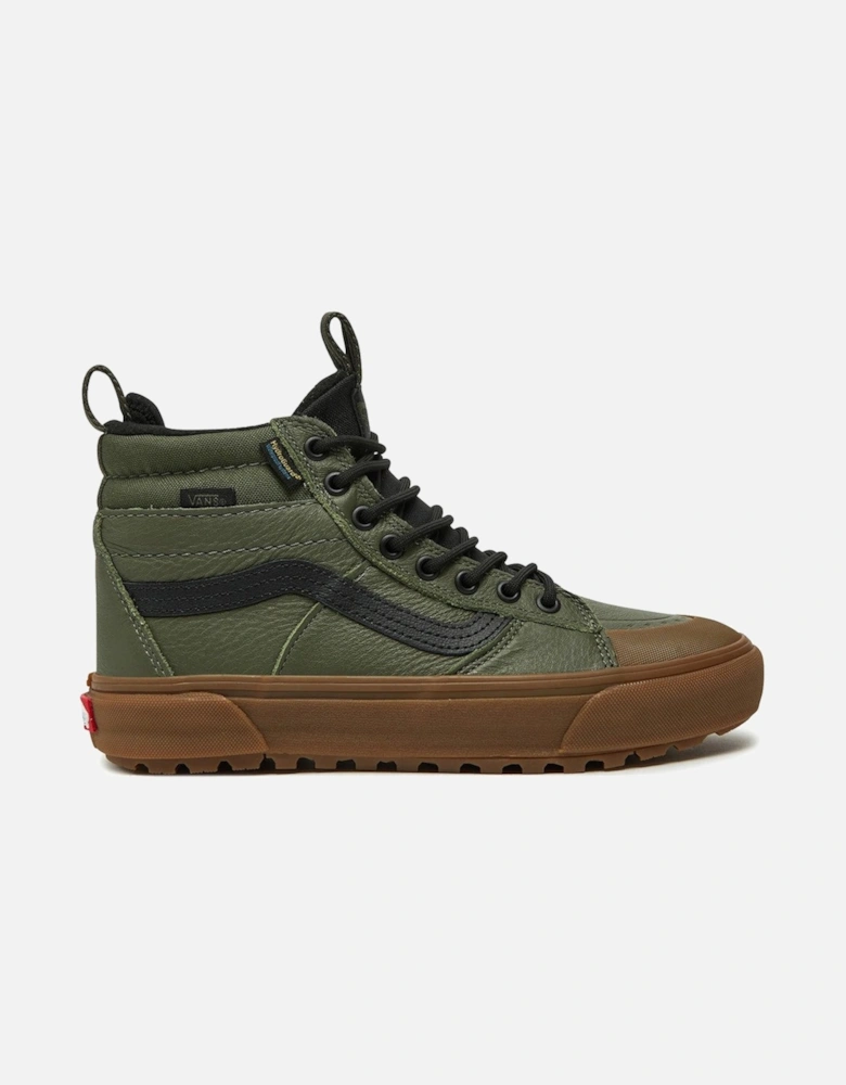 FabricLeatherSneakerswithMetalEyelets