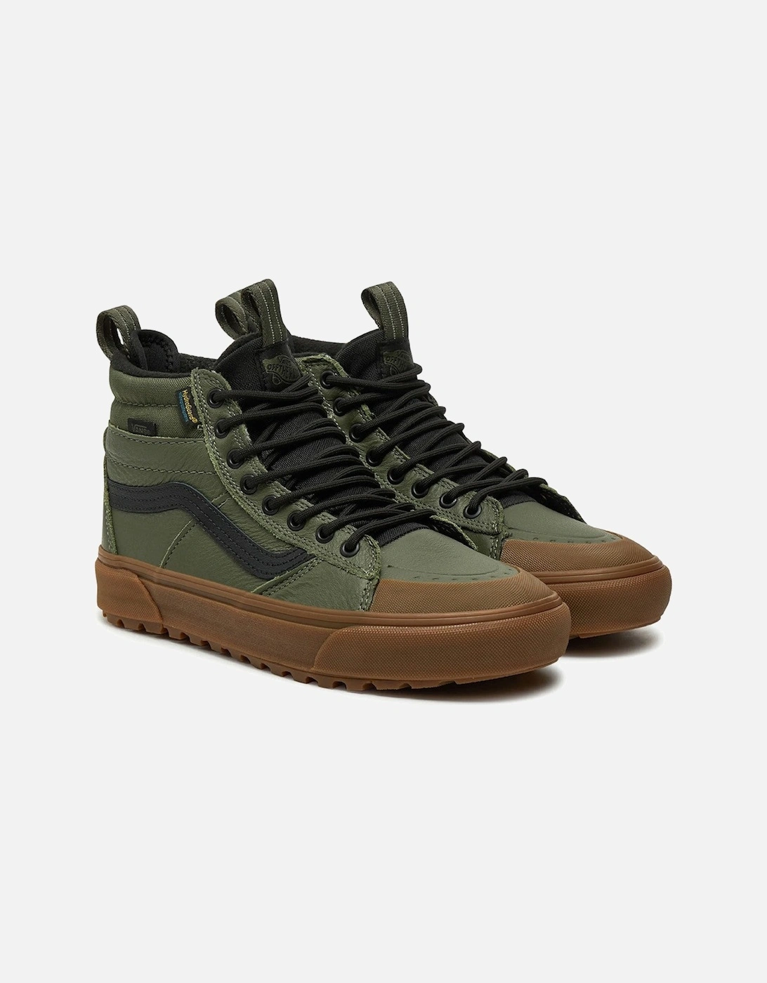 FabricLeatherSneakerswithMetalEyelets