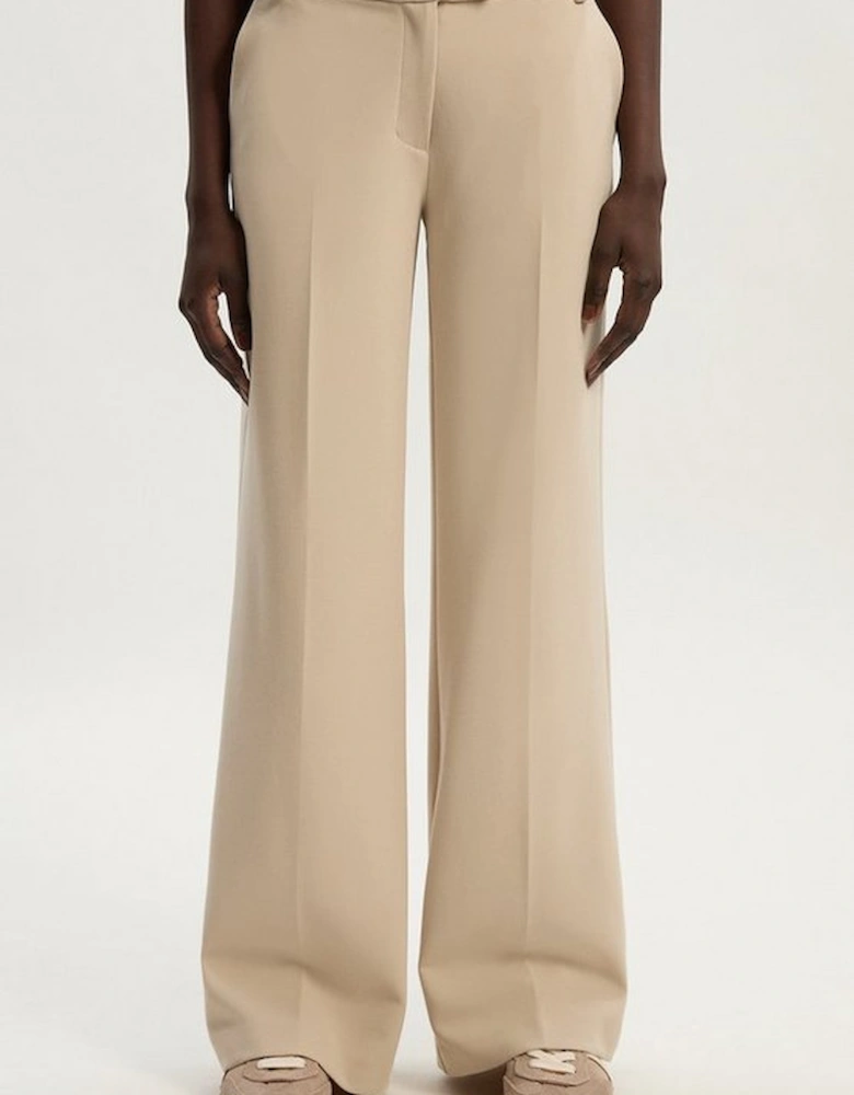 Compact Stretch Essential Tailored Straight Leg Trouser