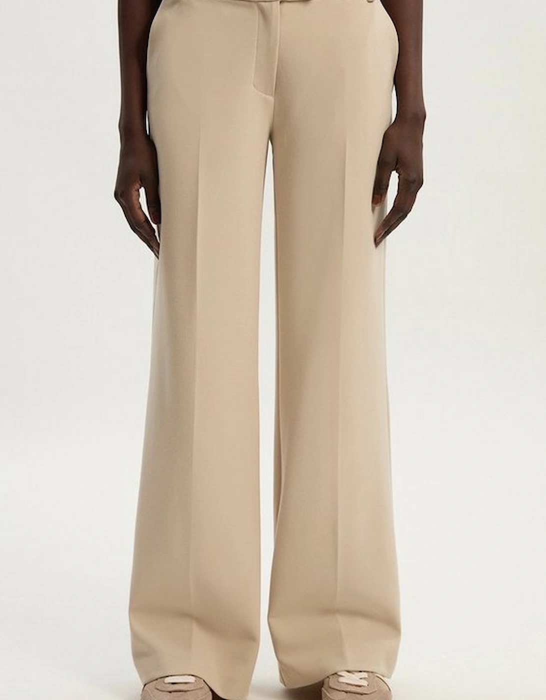 Compact Stretch Essential Tailored Straight Leg Trouser