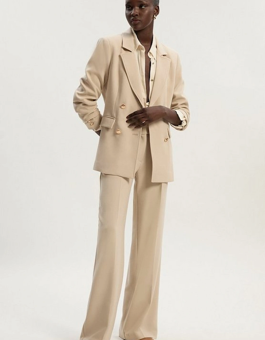 Compact Stretch Essential Tailored Straight Leg Trouser