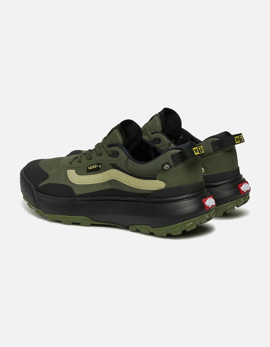 RubberandFabricRoundToeSneakers