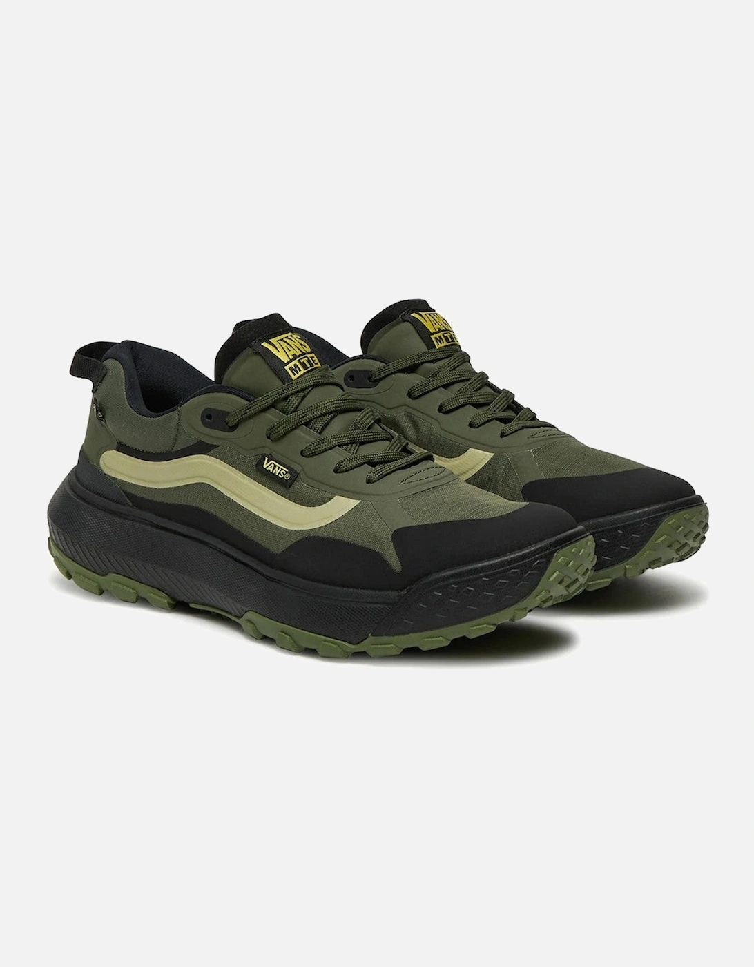 RubberandFabricRoundToeSneakers