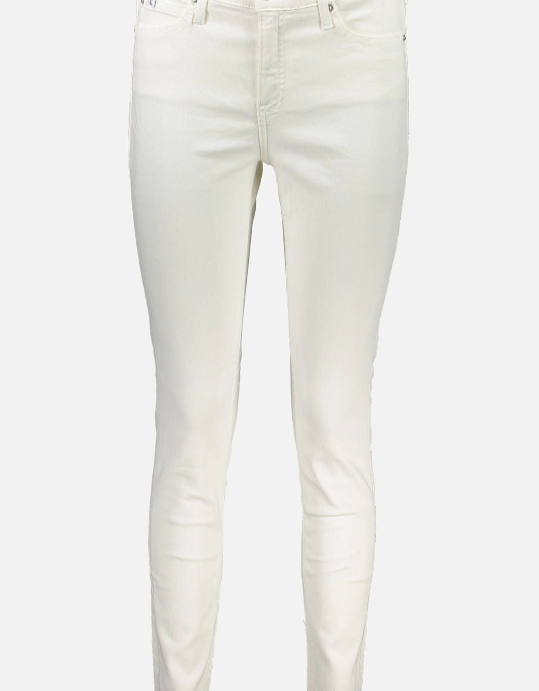 Womens Skinny Fit Jeans in White, 3 of 2
