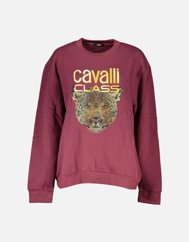 Jaguar Print Crewneck Sweatshirt
