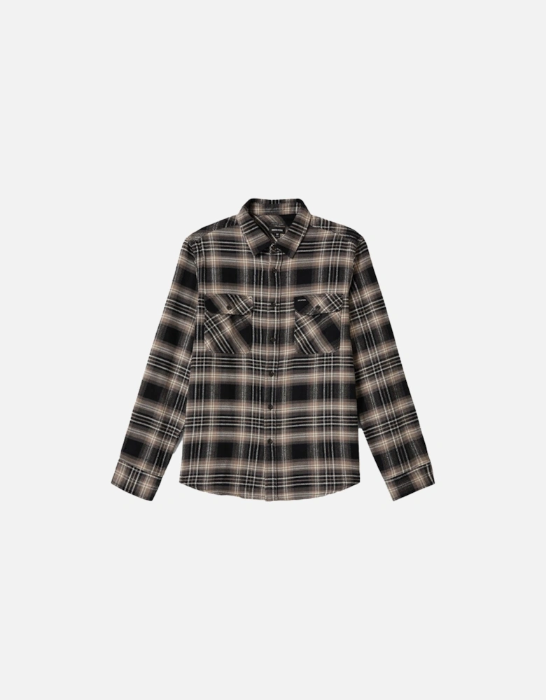 Bowery Black/Charcoal/Beige Flannel Shirt