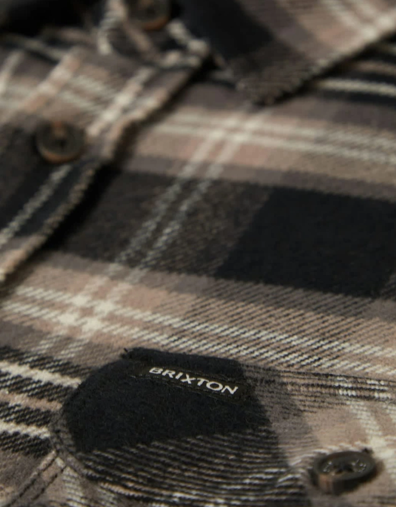 Bowery Black/Charcoal/Beige Flannel Shirt