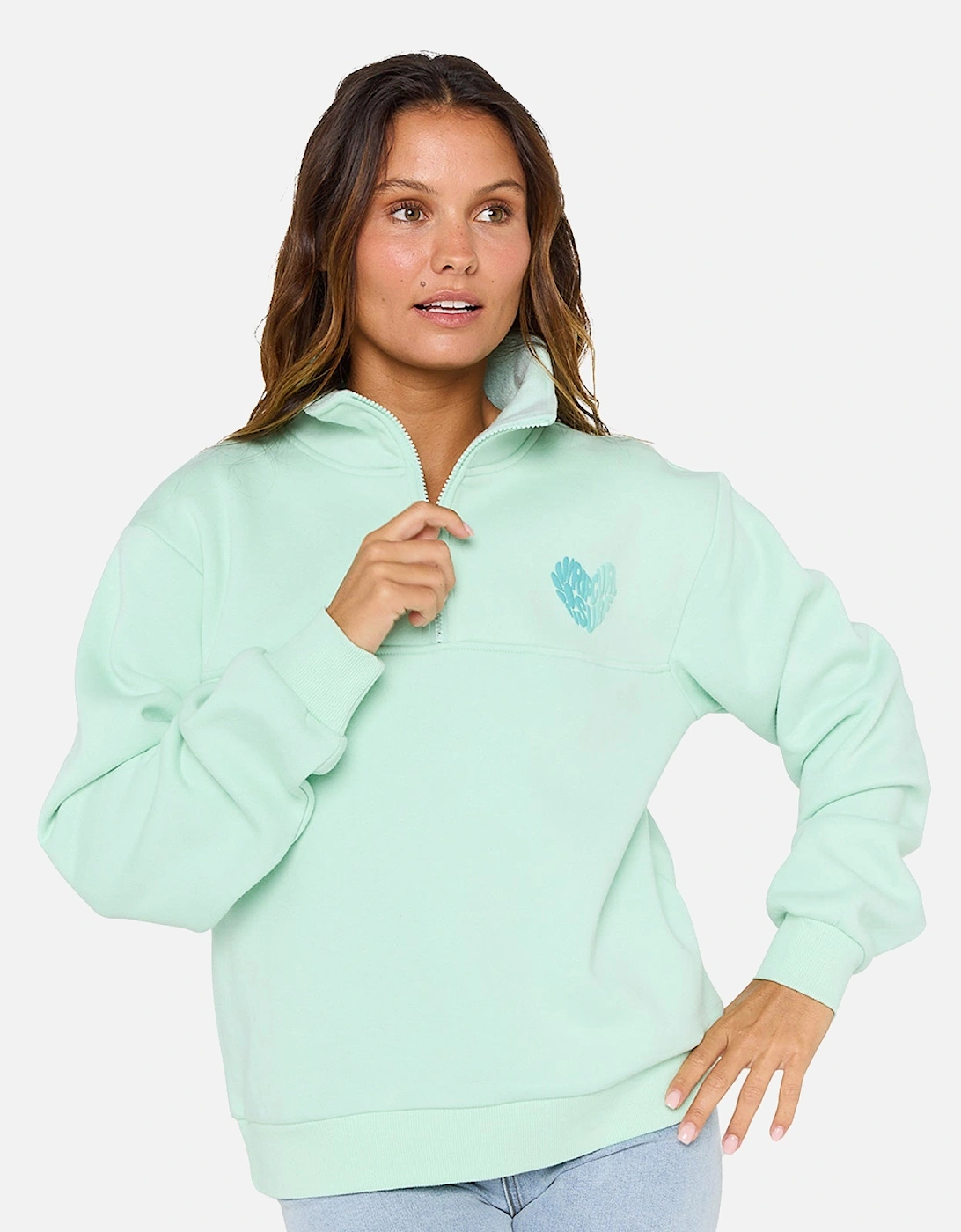 Rip Curl Womens Half Zip Half Zip Fleece, 2 of 1