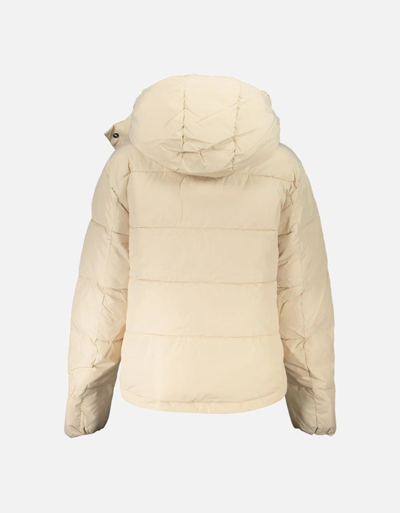 Cropped Hooded Puffer Jacket