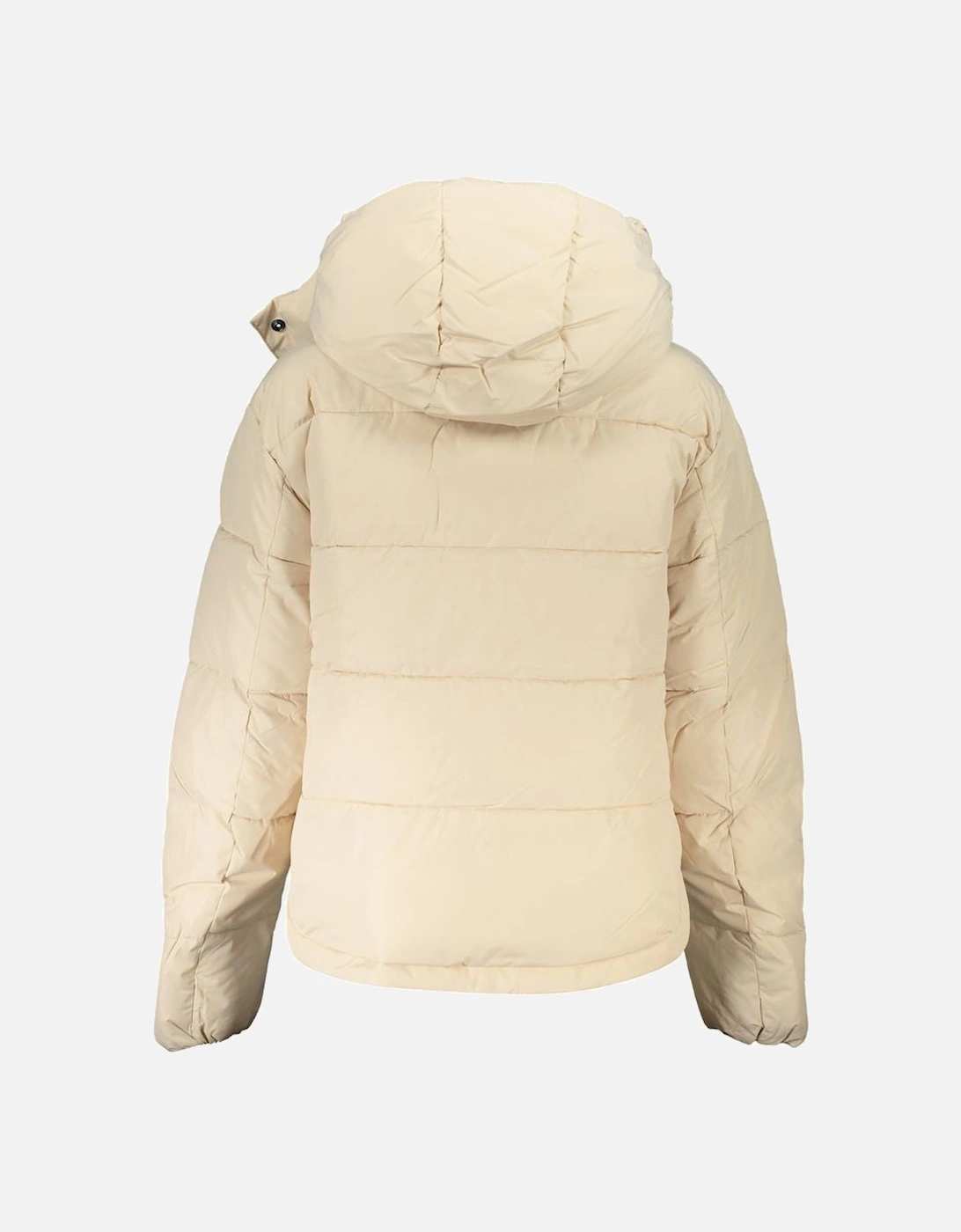 Cropped Hooded Puffer Jacket