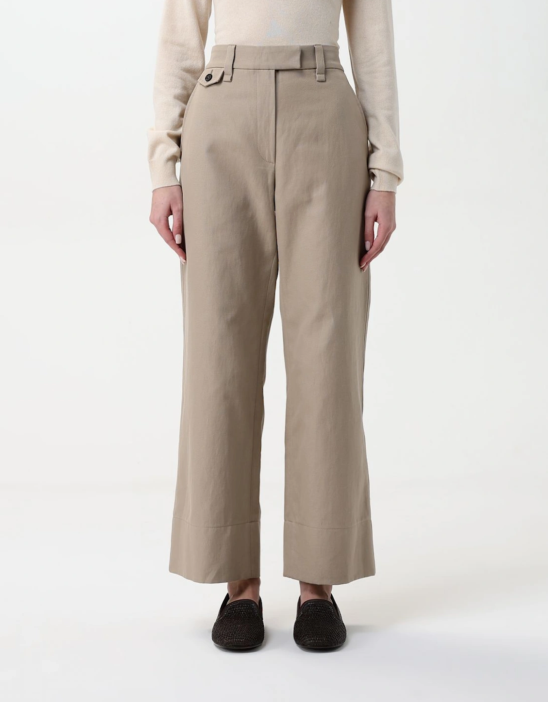 Wide Leg Cotton Trousers, 12 of 11