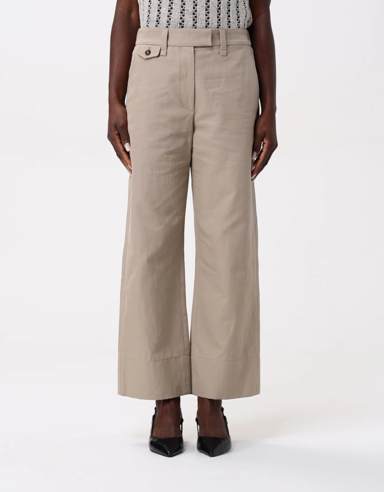 Wide Leg Cotton Pants