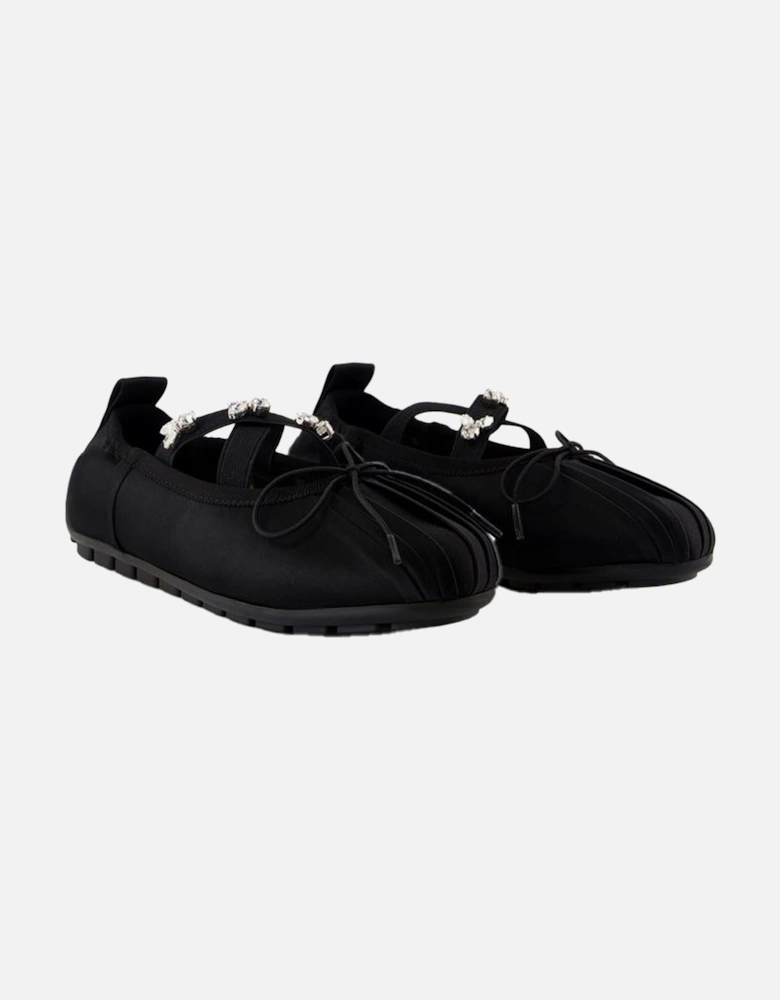 CrystalEmbellished Ballerina Flats