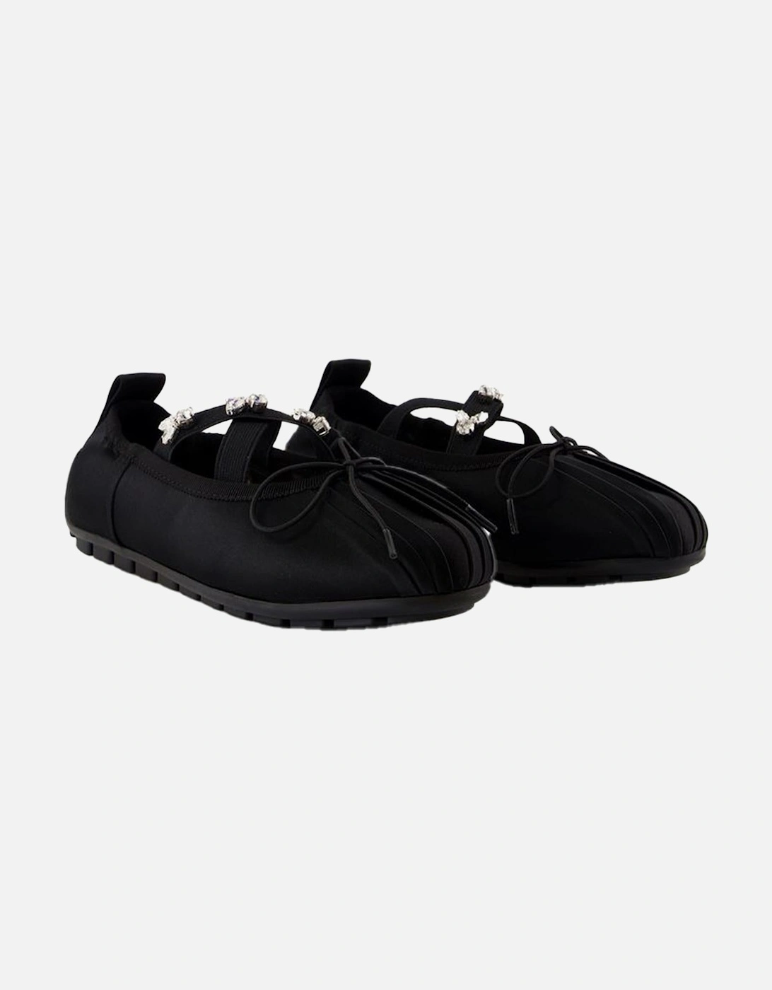 CrystalEmbellished Ballerina Flats