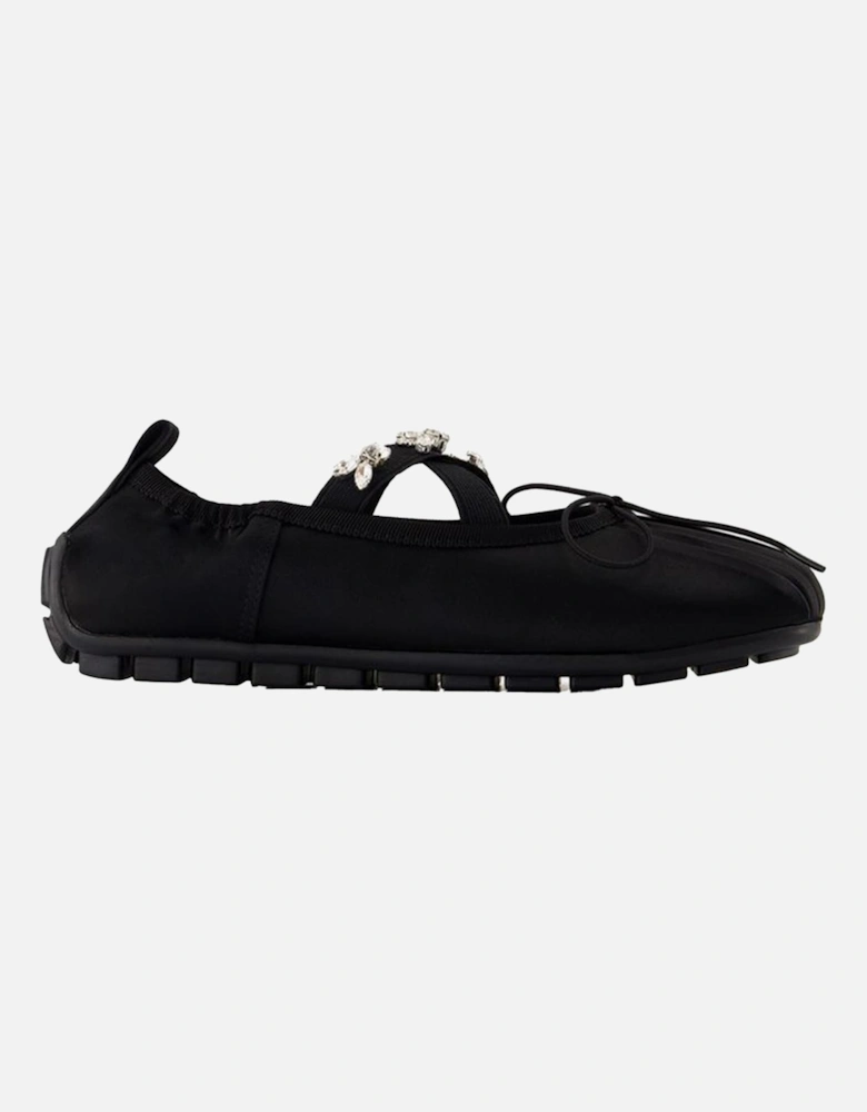 CrystalEmbellished Ballerina Flats