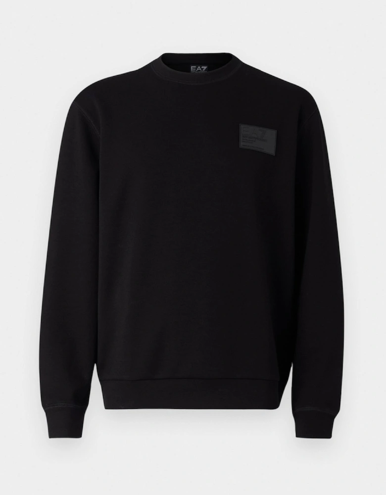 Rectangular Logo Sweatshirt - Black