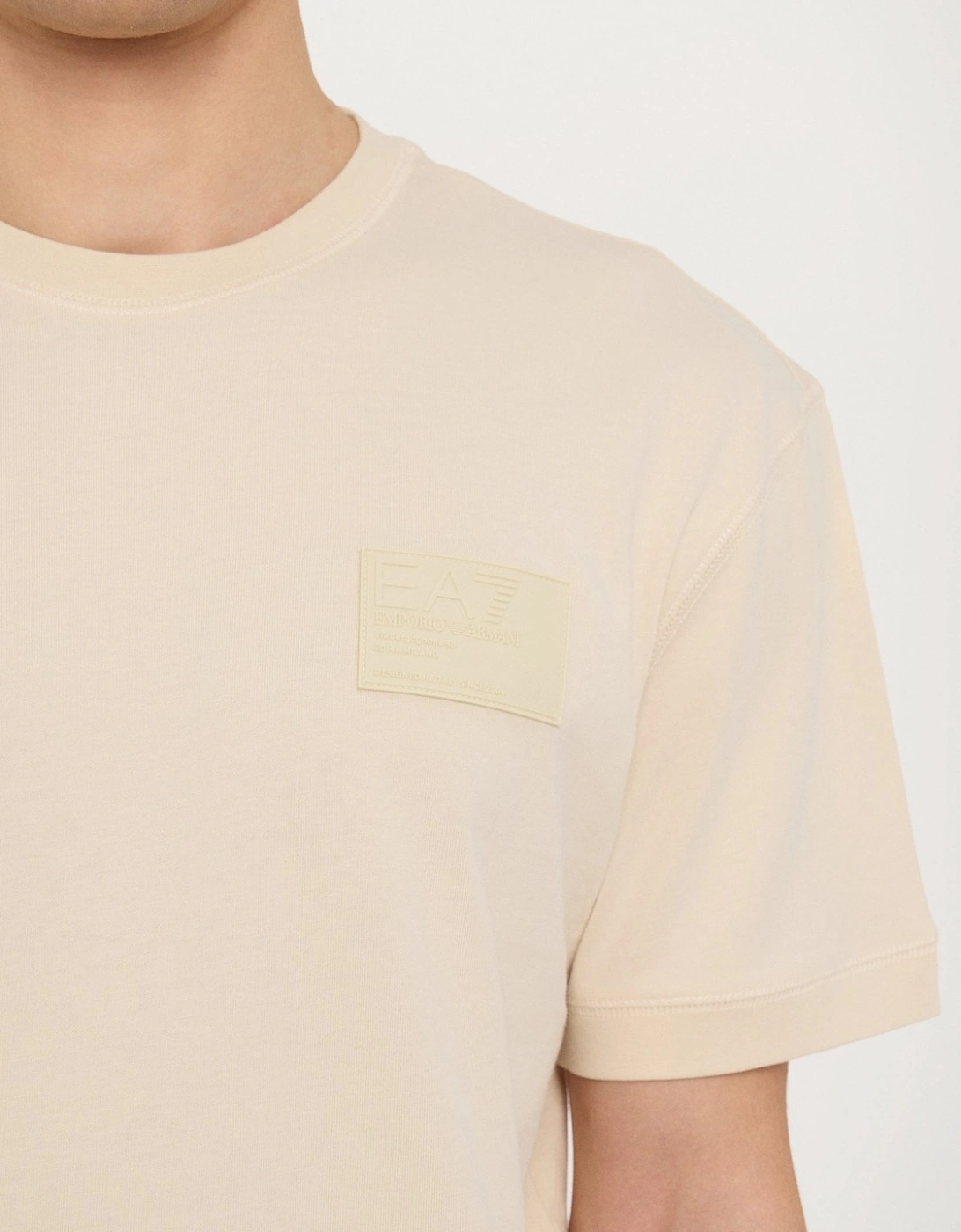 Box Logo T-Shirt - Almond Milk