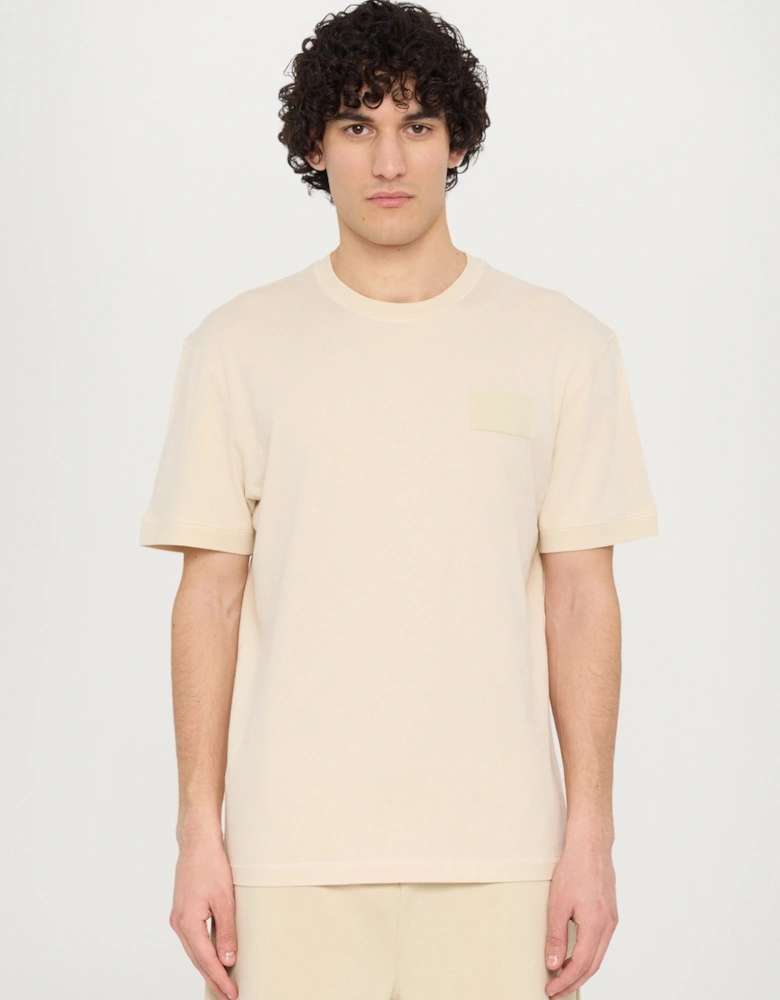 Box Logo T-Shirt - Almond Milk