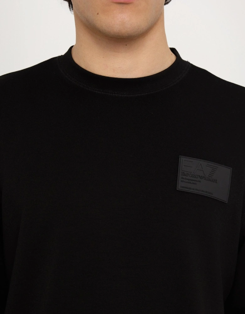 Rectangular Logo Sweatshirt - Black