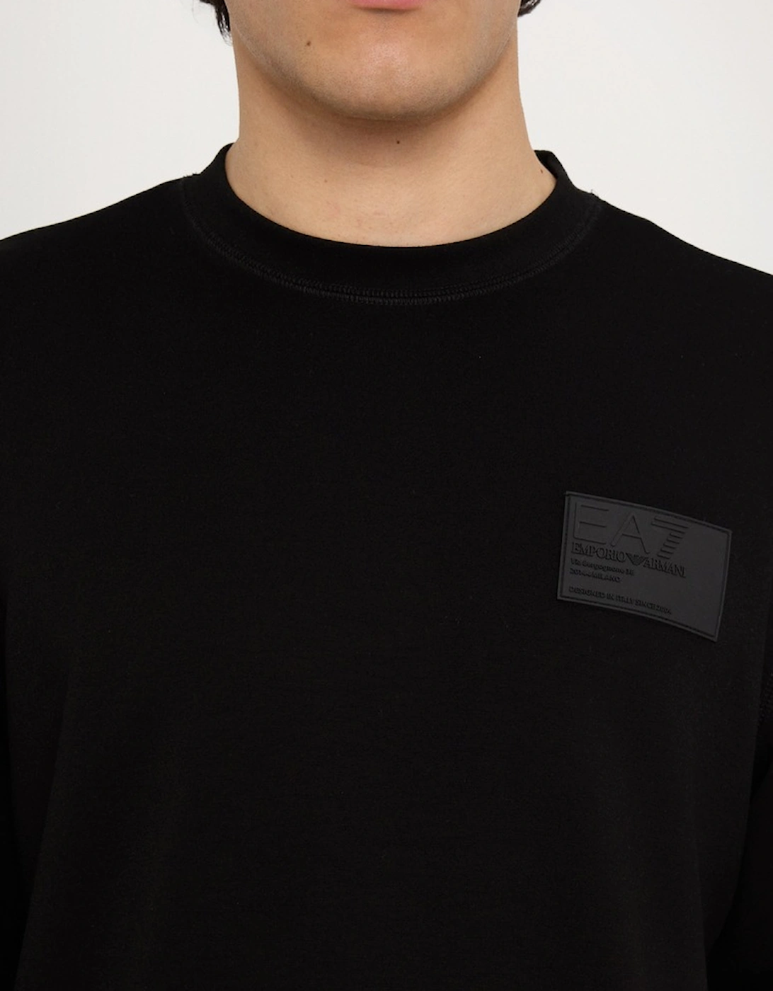 Rectangular Logo Sweatshirt - Black
