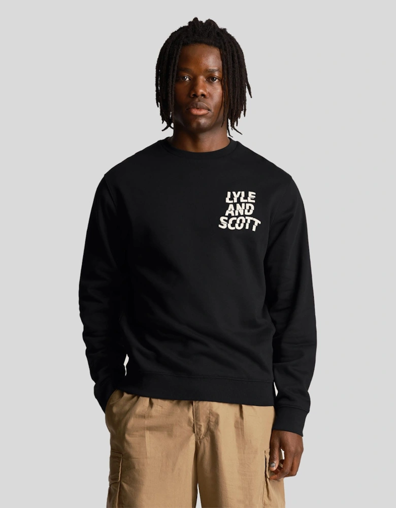 Ripple Logo Crewneck Sweatshirt