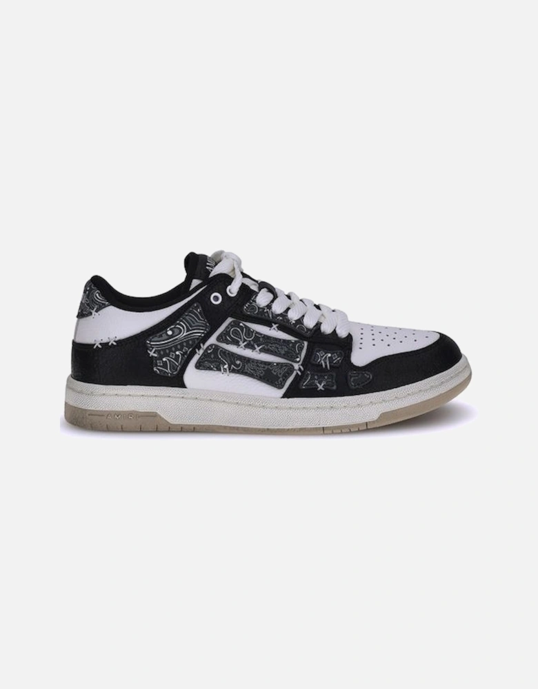 Bandana Motif Lace-Up Sneakers