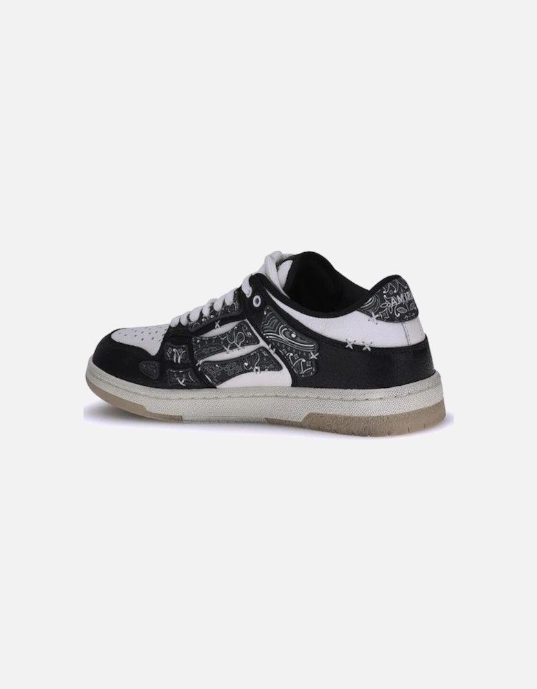 Bandana Motif Lace-Up Sneakers