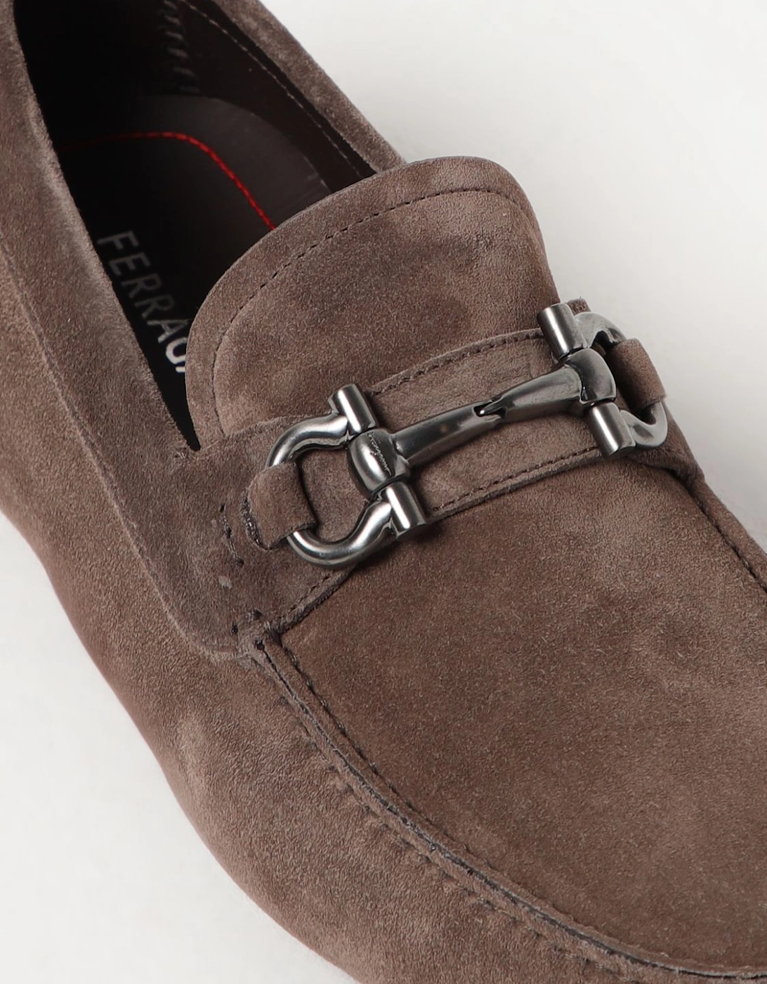 Driving Loafer Suede Leather