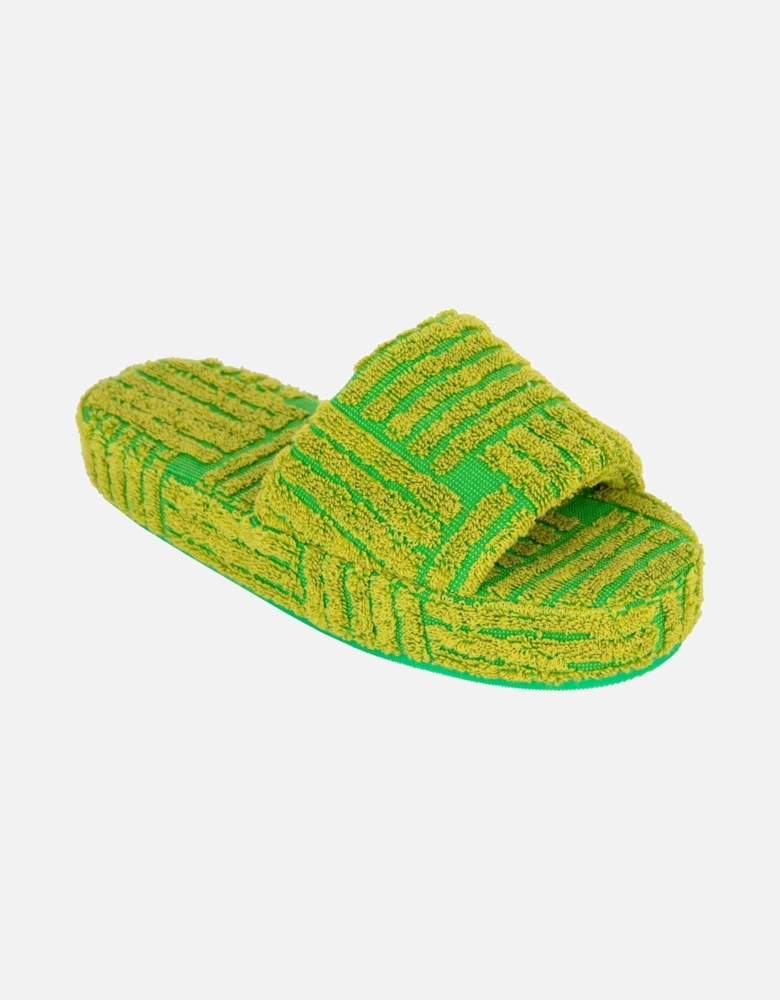 Terry Cloth Slide Slippers
