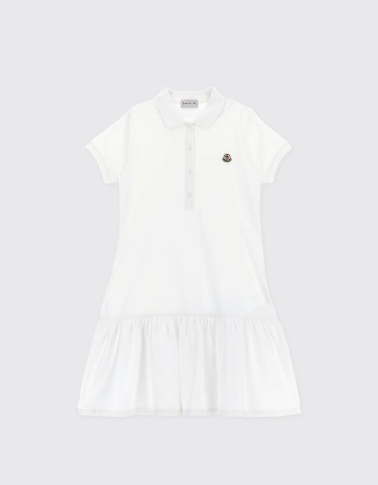 Kids Polo Dress Tiered Skirt