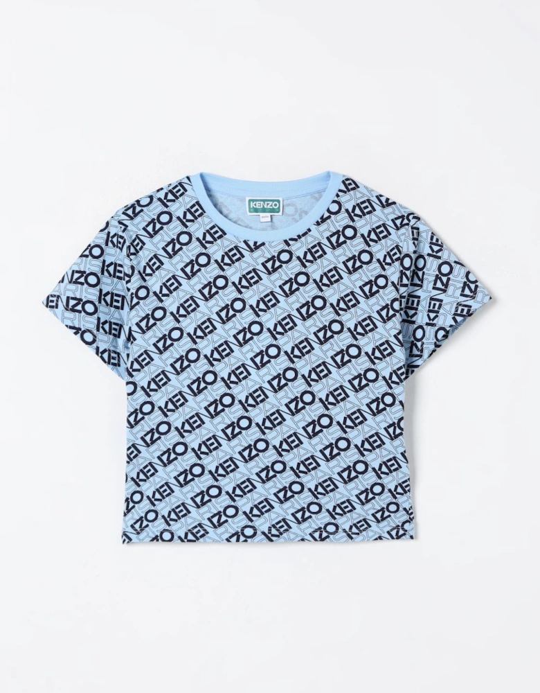 Kids AllOver Logo Print TShirt