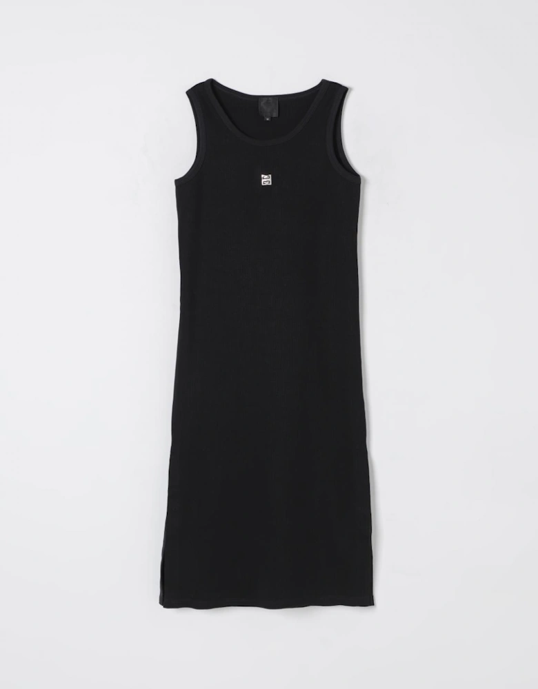 Ribbed Knit Midi Dress