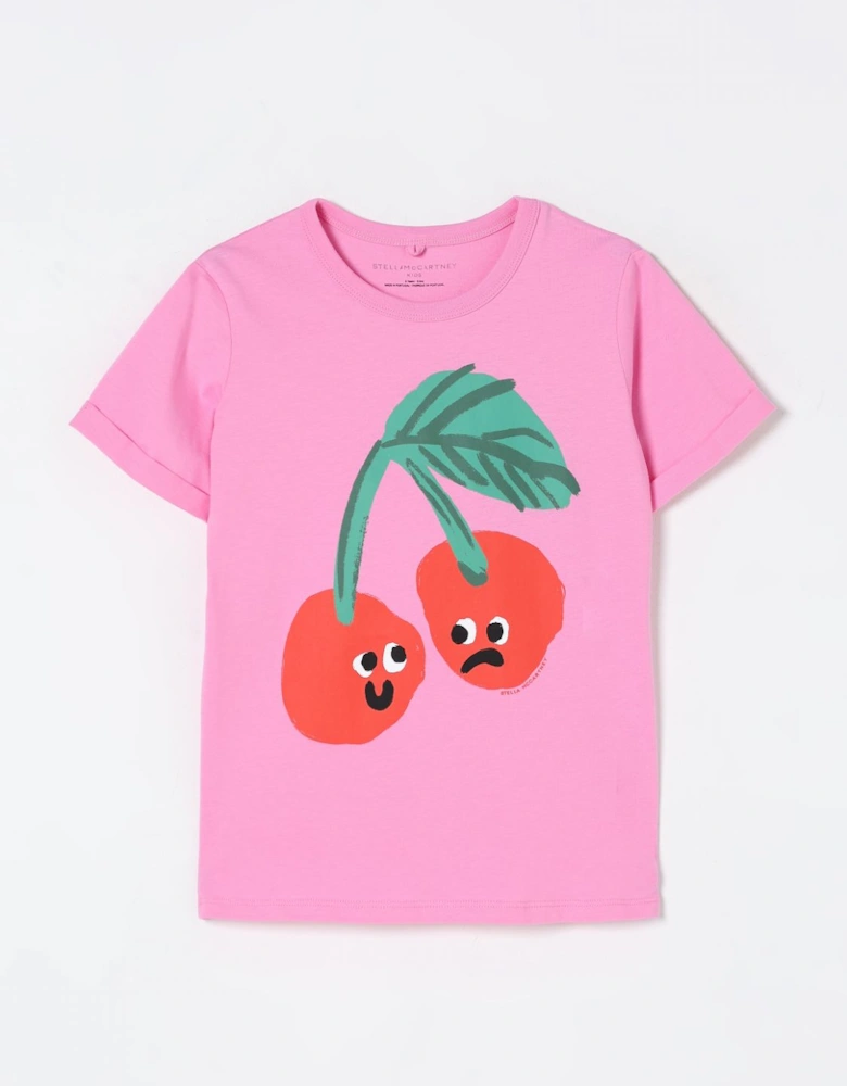 Cherry Print Tee Short Sleeves