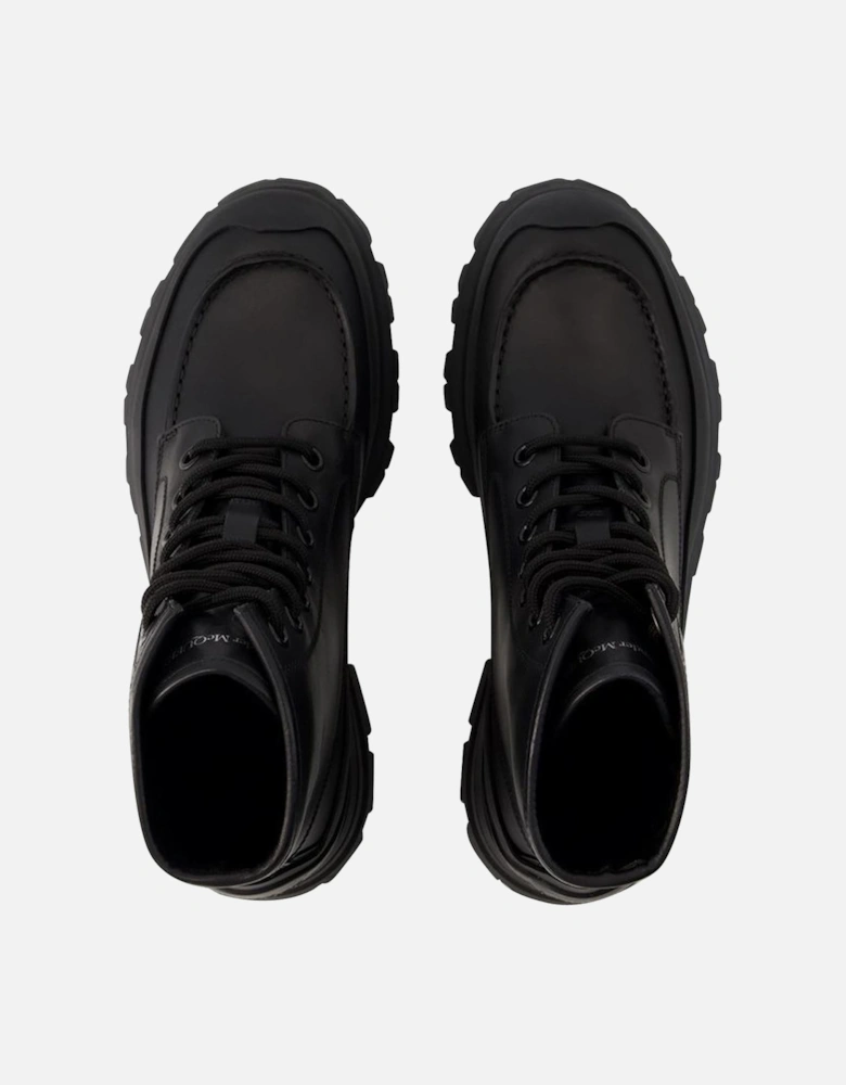 LaceUp Leather Boots